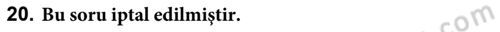 Turkish Economy Dersi 2021 - 2022 Yılı (Vize) Ara Sınav Soruları 20. Soru