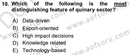 Turkish Economy Dersi 2021 - 2022 Yılı (Final) Dönem Sonu Sınav Soruları 10. Soru