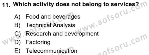Turkish Economy Dersi 2021 - 2022 Yılı (Final) Dönem Sonu Sınav Soruları 11. Soru