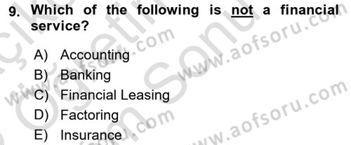 Turkish Economy Dersi 2021 - 2022 Yılı (Final) Dönem Sonu Sınav Soruları 9. Soru