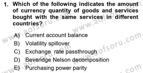 Turkish Economy Dersi 2021 - 2022 Yılı Yaz Okulu Sınav Soruları 1. Soru