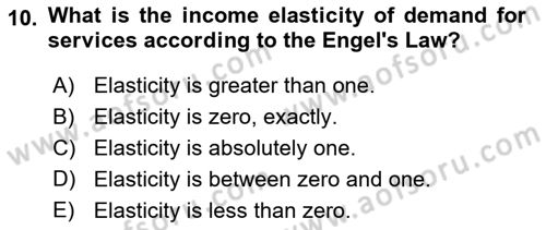Turkish Economy Dersi 2021 - 2022 Yılı Yaz Okulu Sınav Soruları 10. Soru