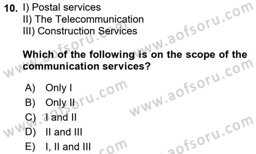 Turkish Economy Dersi 2022 - 2023 Yılı Yaz Okulu Sınav Soruları 10. Soru