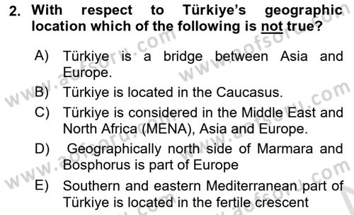 Turkish Economy Dersi 2023 - 2024 Yılı (Vize) Ara Sınav Soruları 2. Soru