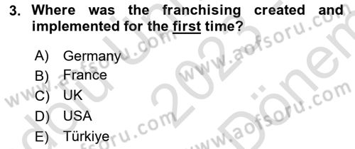Turkish Economy Dersi 2023 - 2024 Yılı (Final) Dönem Sonu Sınav Soruları 3. Soru
