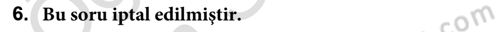 Turkish Economy Dersi 2023 - 2024 Yılı (Final) Dönem Sonu Sınav Soruları 6. Soru