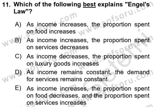 Turkish Economy Dersi 2024 - 2025 Yılı (Final) Dönem Sonu Sınav Soruları 11. Soru