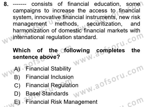 Turkish Economy Dersi 2024 - 2025 Yılı (Final) Dönem Sonu Sınav Soruları 8. Soru