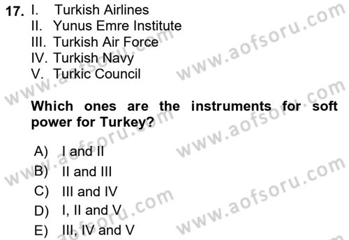 The Balkans Dersi 2021 - 2022 Yılı (Final) Dönem Sonu Sınav Soruları 17. Soru