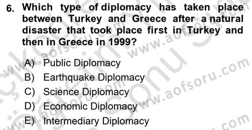 The Balkans Dersi 2021 - 2022 Yılı (Final) Dönem Sonu Sınav Soruları 6. Soru