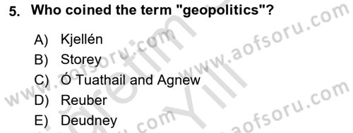 The Balkans Dersi 2021 - 2022 Yılı Yaz Okulu Sınav Soruları 5. Soru