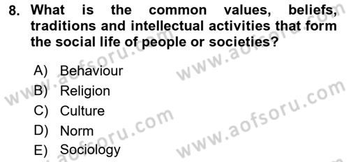 The Balkans Dersi 2021 - 2022 Yılı Yaz Okulu Sınav Soruları 8. Soru