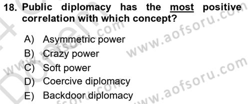 The Balkans Dersi 2023 - 2024 Yılı (Final) Dönem Sonu Sınav Soruları 18. Soru