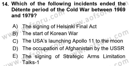 The Balkans Dersi 2024 - 2025 Yılı (Vize) Ara Sınav Soruları 14. Soru