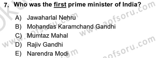 Global South And Emerging Powers Dersi 2020 - 2021 Yılı Yaz Okulu Sınav Soruları 7. Soru