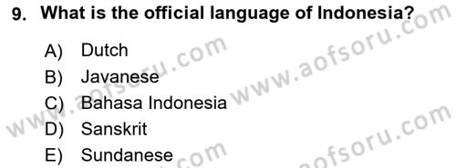 Global South And Emerging Powers Dersi 2020 - 2021 Yılı Yaz Okulu Sınav Soruları 9. Soru