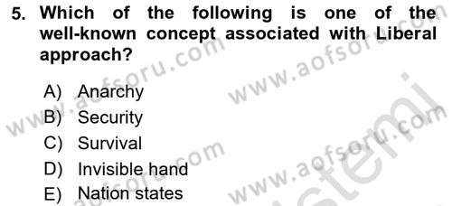 Global Political Economy Dersi 2021 - 2022 Yılı (Vize) Ara Sınav Soruları 5. Soru