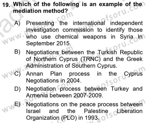 Global Political Economy Dersi 2021 - 2022 Yılı Yaz Okulu Sınav Soruları 19. Soru
