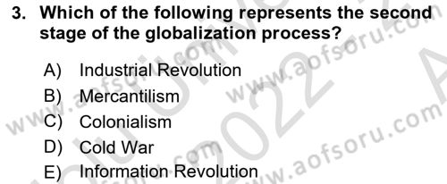 Global Political Economy Dersi 2022 - 2023 Yılı (Vize) Ara Sınav Soruları 3. Soru