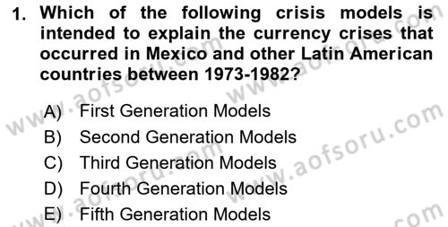 Global Political Economy Dersi 2022 - 2023 Yılı (Final) Dönem Sonu Sınav Soruları 1. Soru