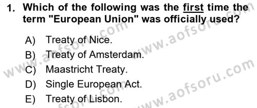 Global Political Economy Dersi Ara Sınavı Deneme Sınav Soruları 1. Soru