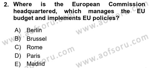 Global Political Economy Dersi Ara Sınavı Deneme Sınav Soruları 2. Soru