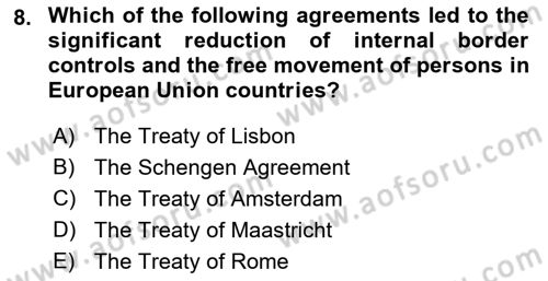 Global Political Economy Dersi Ara Sınavı Deneme Sınav Soruları 8. Soru