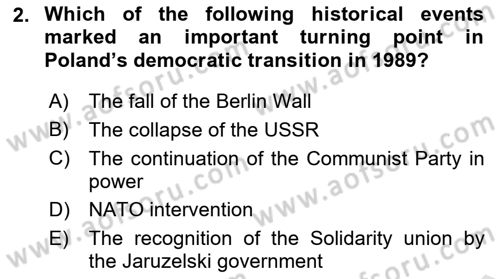 Global Political Economy Dersi 2024 - 2025 Yılı (Final) Dönem Sonu Sınav Soruları 2. Soru