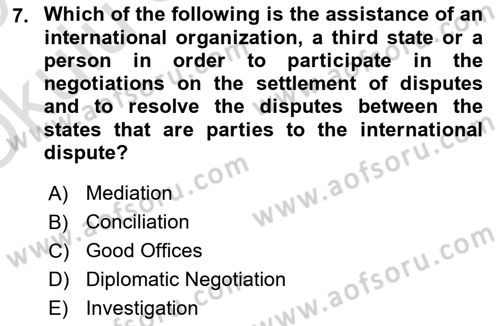 Global Political Economy Dersi 2024 - 2025 Yılı Yaz Okulu Sınav Soruları 7. Soru