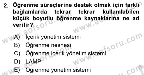 İçerik Yönetim Sistemleri Dersi 2022 - 2023 Yılı (Vize) Ara Sınav Soruları 2. Soru