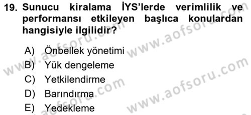 İçerik Yönetim Sistemleri Dersi 2022 - 2023 Yılı Yaz Okulu Sınav Soruları 19. Soru