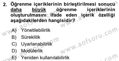 İçerik Yönetim Sistemleri Dersi 2022 - 2023 Yılı Yaz Okulu Sınav Soruları 2. Soru