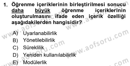 İçerik Yönetim Sistemleri Dersi 2024 - 2025 Yılı (Final) Dönem Sonu Sınav Soruları 1. Soru