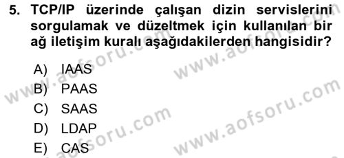 Öğrenme Yönetim Sistemleri Dersi 2023 - 2024 Yılı (Vize) Ara Sınav Soruları 5. Soru