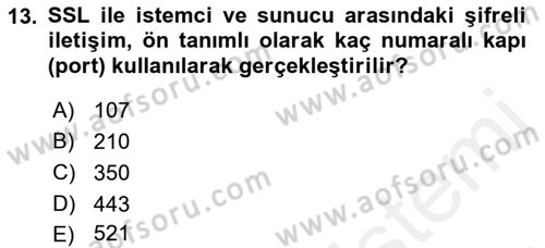 Web Yayıncılığı Dersi 2017 - 2018 Yılı 3 Ders Sınav Soruları 13. Soru