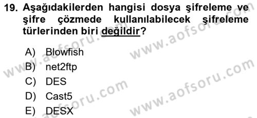 Web Yayıncılığı Dersi 2017 - 2018 Yılı 3 Ders Sınav Soruları 19. Soru