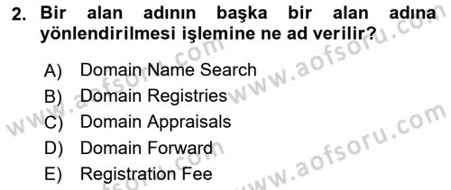 Web Yayıncılığı Dersi 2017 - 2018 Yılı (Vize) Ara Sınav Soruları 2. Soru