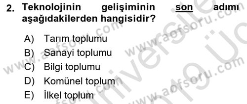 Web Yayıncılığı Dersi 2018 - 2019 Yılı 3 Ders Sınav Soruları 2. Soru