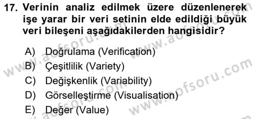Web Yayıncılığı Dersi 2018 - 2019 Yılı (Final) Dönem Sonu Sınav Soruları 17. Soru