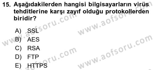 Web Yayıncılığı Dersi 2018 - 2019 Yılı Yaz Okulu Sınav Soruları 15. Soru