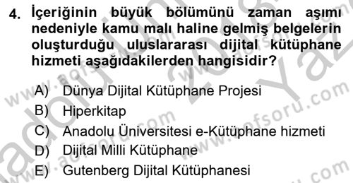 Web Yayıncılığı Dersi 2018 - 2019 Yılı Yaz Okulu Sınav Soruları 4. Soru