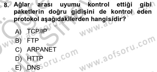 Web Yayıncılığı Dersi 2018 - 2019 Yılı Yaz Okulu Sınav Soruları 8. Soru