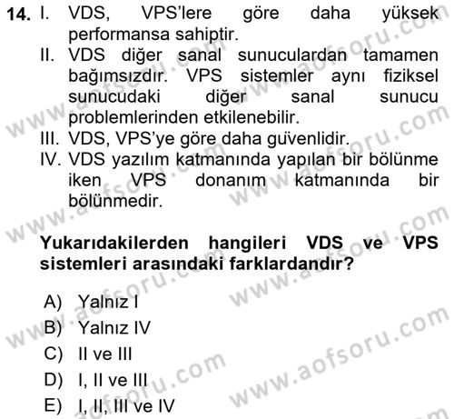 Web Yayıncılığı Dersi 2019 - 2020 Yılı (Vize) Ara Sınav Soruları 14. Soru