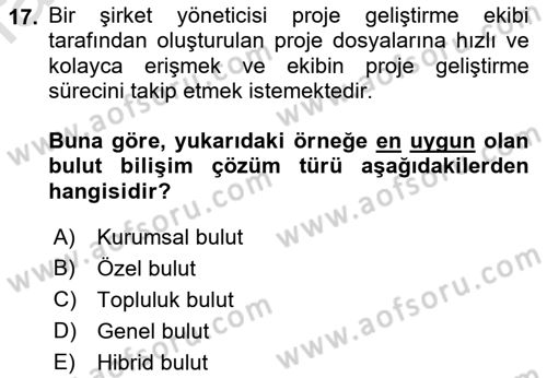 Web Yayıncılığı Dersi 2019 - 2020 Yılı (Final) Dönem Sonu Sınav Soruları 17. Soru