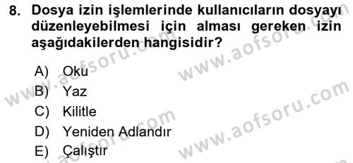 Web Yayıncılığı Dersi 2019 - 2020 Yılı (Final) Dönem Sonu Sınav Soruları 8. Soru