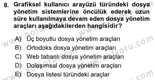Web Yayıncılığı Dersi 2021 - 2022 Yılı (Final) Dönem Sonu Sınav Soruları 8. Soru