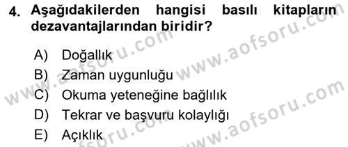 Web Yayıncılığı Dersi 2022 - 2023 Yılı (Final) Dönem Sonu Sınav Soruları 4. Soru