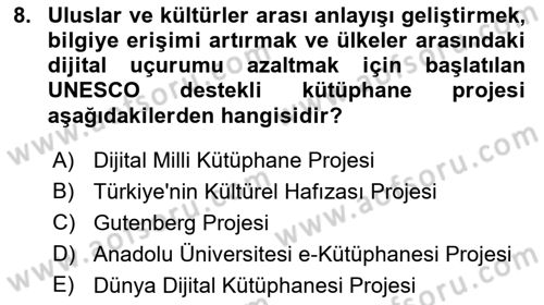 Web Yayıncılığı Dersi 2022 - 2023 Yılı Yaz Okulu Sınav Soruları 8. Soru