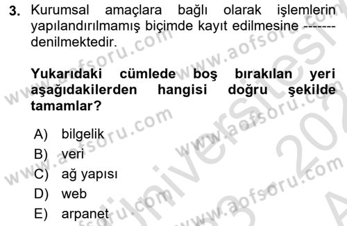 Web Yayıncılığı Dersi 2023 - 2024 Yılı (Vize) Ara Sınav Soruları 3. Soru