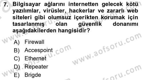 Web Yayıncılığı Dersi 2023 - 2024 Yılı (Vize) Ara Sınav Soruları 7. Soru